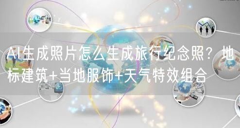 AI生成照片怎么生成旅行纪念照？地标建筑+当地服饰+天气特效