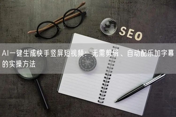 AI一键生成快手竖屏短视频：无需剪辑、自动配乐加字幕的实操方