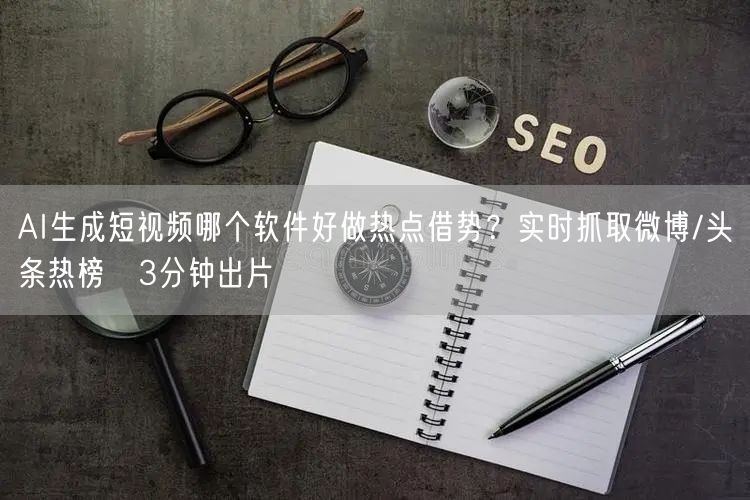 AI生成短视频哪个软件好做热点借势？实时抓取微博/头条热榜→